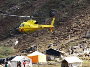 Kedarnath in Helicopter